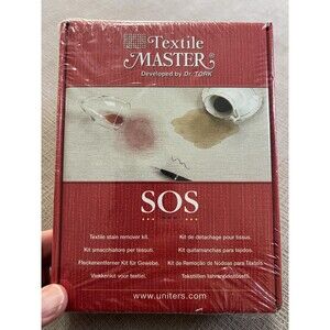Textile Master SOS Stain Remover Kit 4-Pack Fabric Microfiber Cleaner Uniters